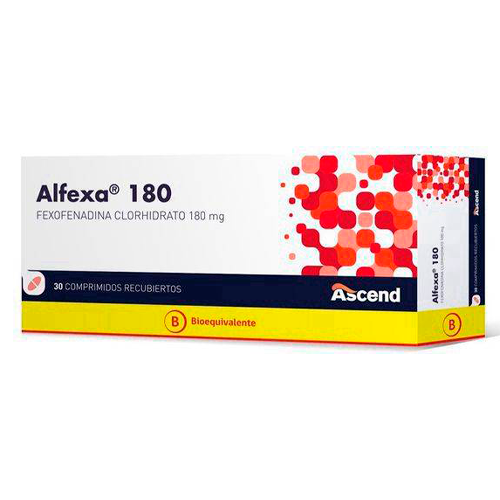 Alfexa Comprimidos 180 mg x 30 (Fexofenadina)