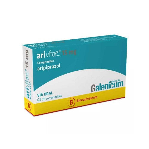 Arivitae Comprimidos 15 mg x 28 (Aripiprazol)