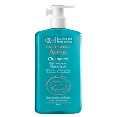 Avene Cleanance Gel x 400 ml (Desmaquillante Y Limpieza)