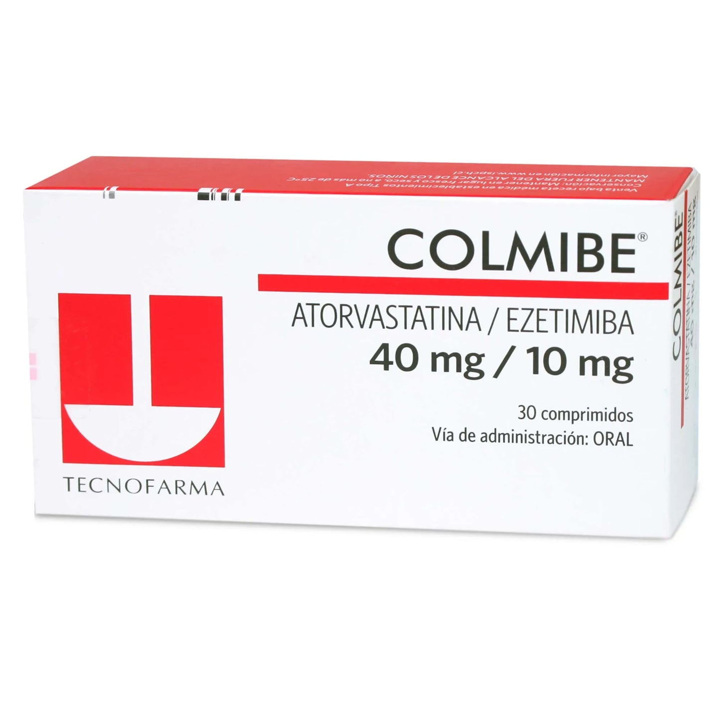 Colmibe Comprimidos 40mg/10mg x 30 (Ezetimibe/Atorvastatina)