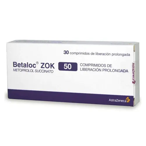 Betaloc Zok Comprimidos 25 mg x 30 (Metoprolol)