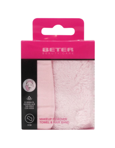 Beter Kit Toalla Desmaquilladora + Banda Cabello