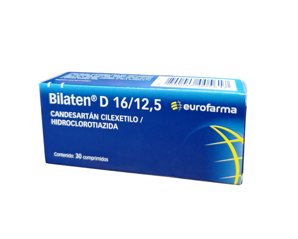 Bilaten-D Comprimidos 16/12,5 mg x 30 (Candesartan/Hidroclorotiazida)