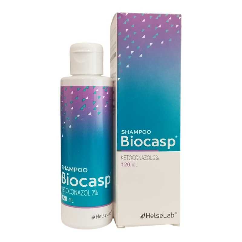 Biocasp Shampoo 2% x 120 ml (Ketoconazol)
