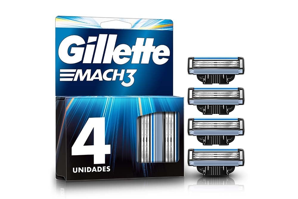 Gillette Mach3 Repuesto Sensitive x 4 Unidades (Depilacion Afeitado Y Maquinas)