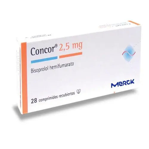Concor Comprimidos 2,50 mg x 28 (Bisoprolol)