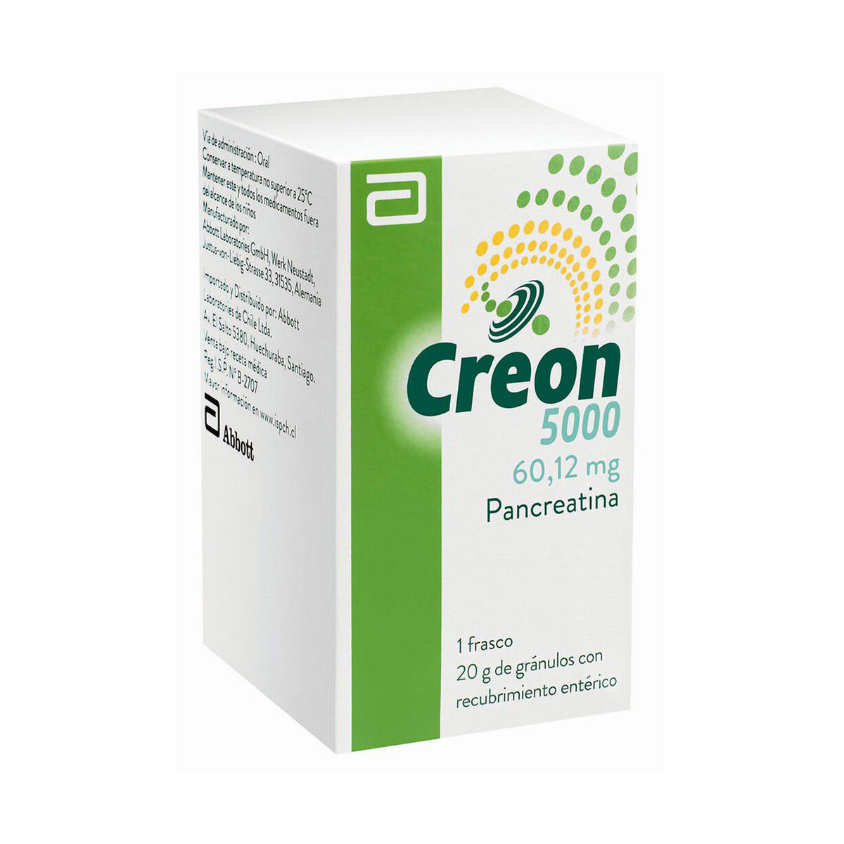 Creon 5.000 Granulos x 20 Gr (Pancreatina)