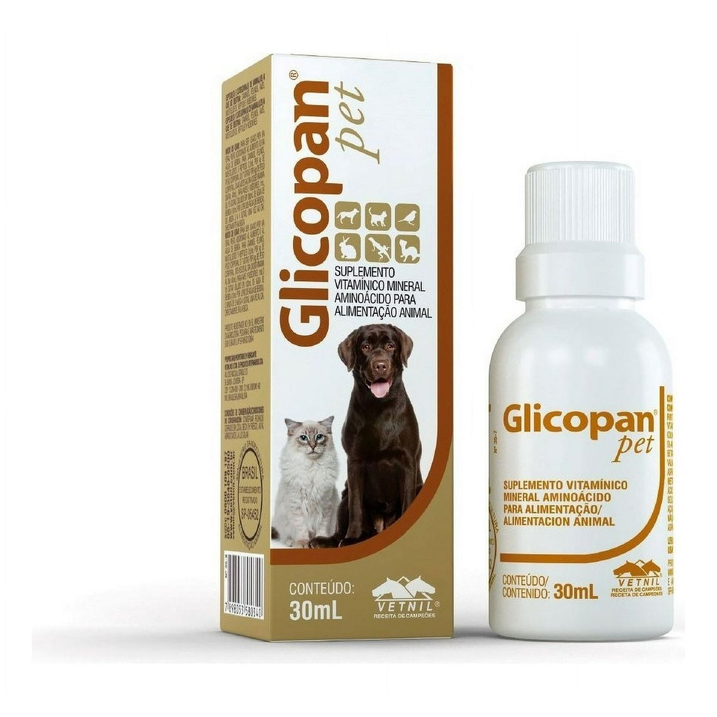 Glicopan Pet Solución x 30 ml (Vitaminas Y Suplementos)