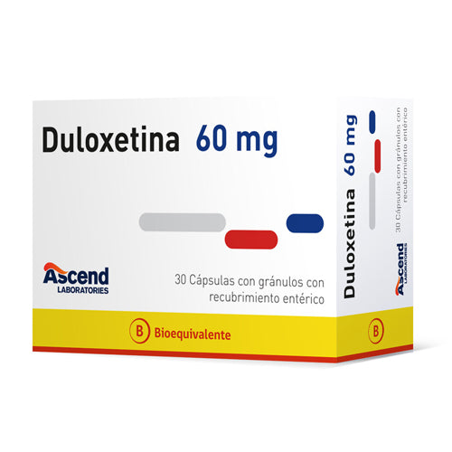 Duloxetina Cápsulas 60 mg x 30 Ascend