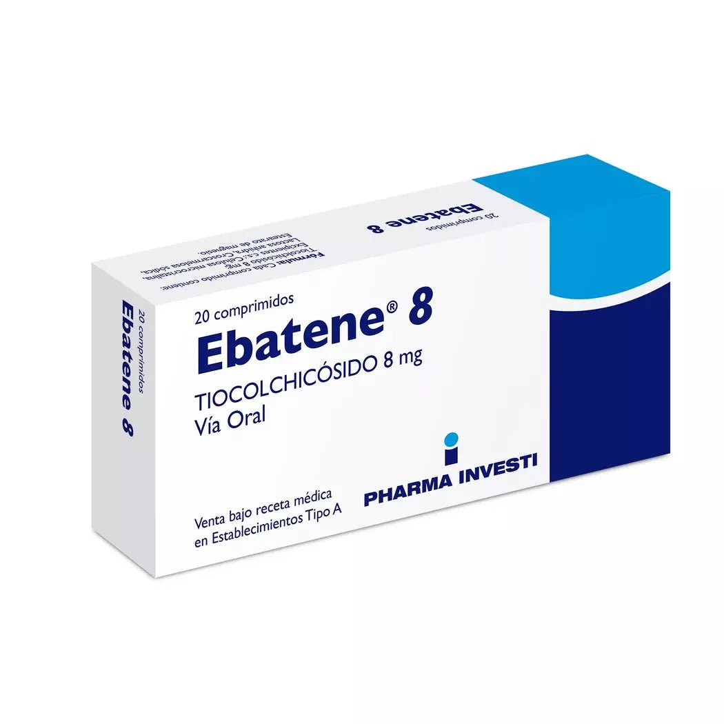 Ebatene Comprimidos 8 mg x 20 (Tiocolchicosido)