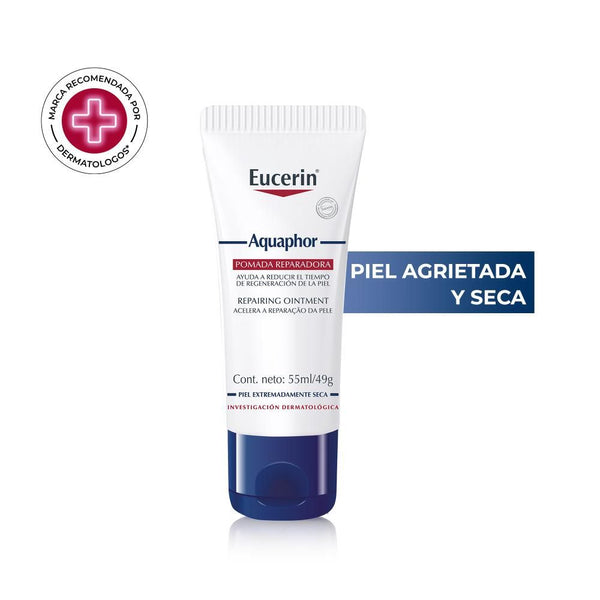 Eucerin Aquaphor Pomada Reparadora Piel Seca 10 Gr x 2