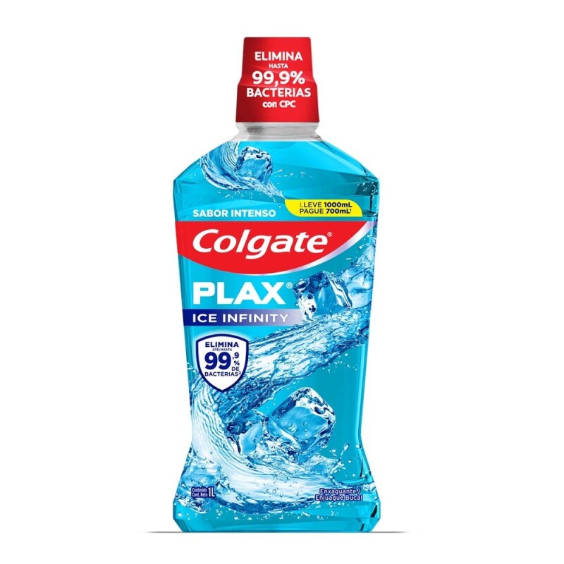 Colgate Plax Ice Infinity x 1 L (Enjuagues Bucales)