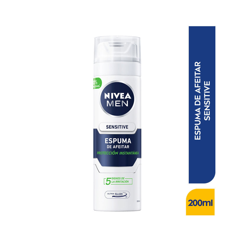 Nivea Espuma Piel Sensible x 200 ml