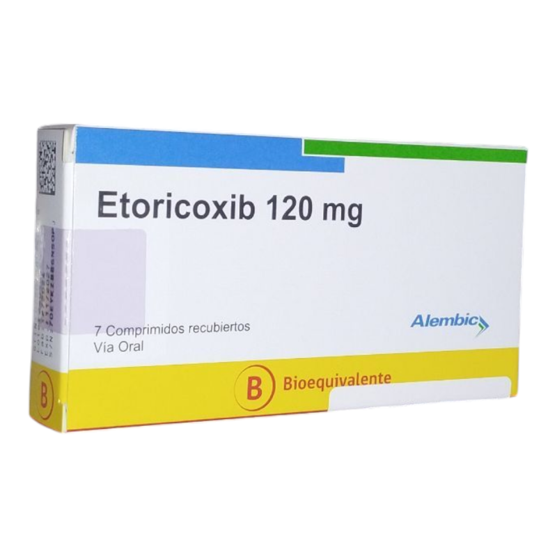 Etoricoxib Comprimidos Rec 120 mg x 7 Alembic