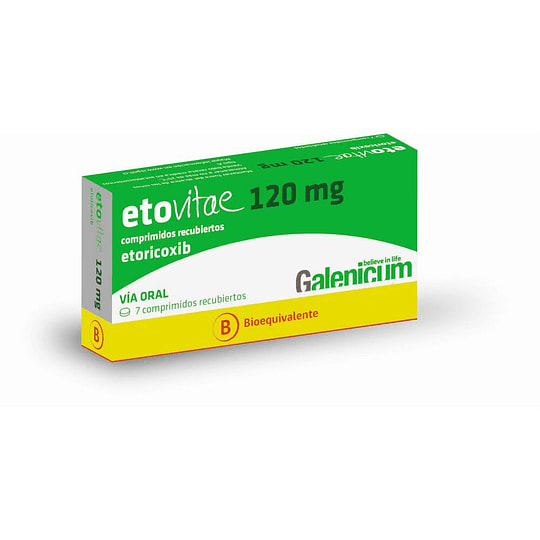 Etovitae Comprimidos 120 mg x 7 (Etoricoxib)