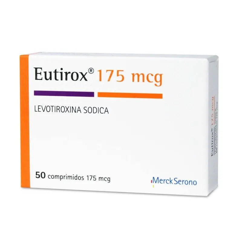Eutirox Comprimidos 175 mcg x 50 (Levotiroxina)