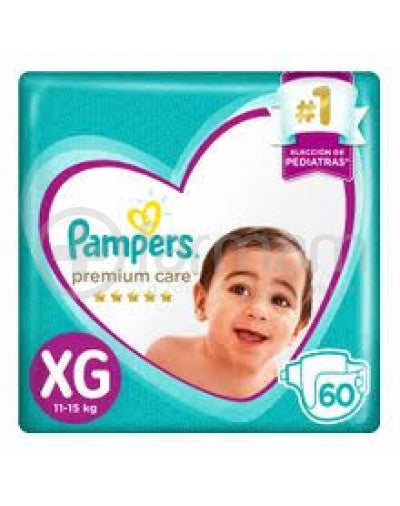 Pampers Premium Care Xg x 60 Unidades
