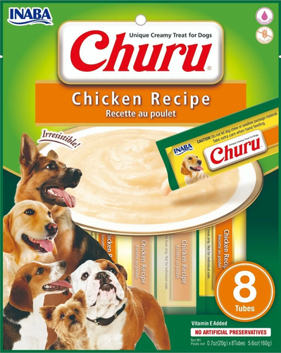 Churu Dog Pollo Y Vegetales x 8 Unidades