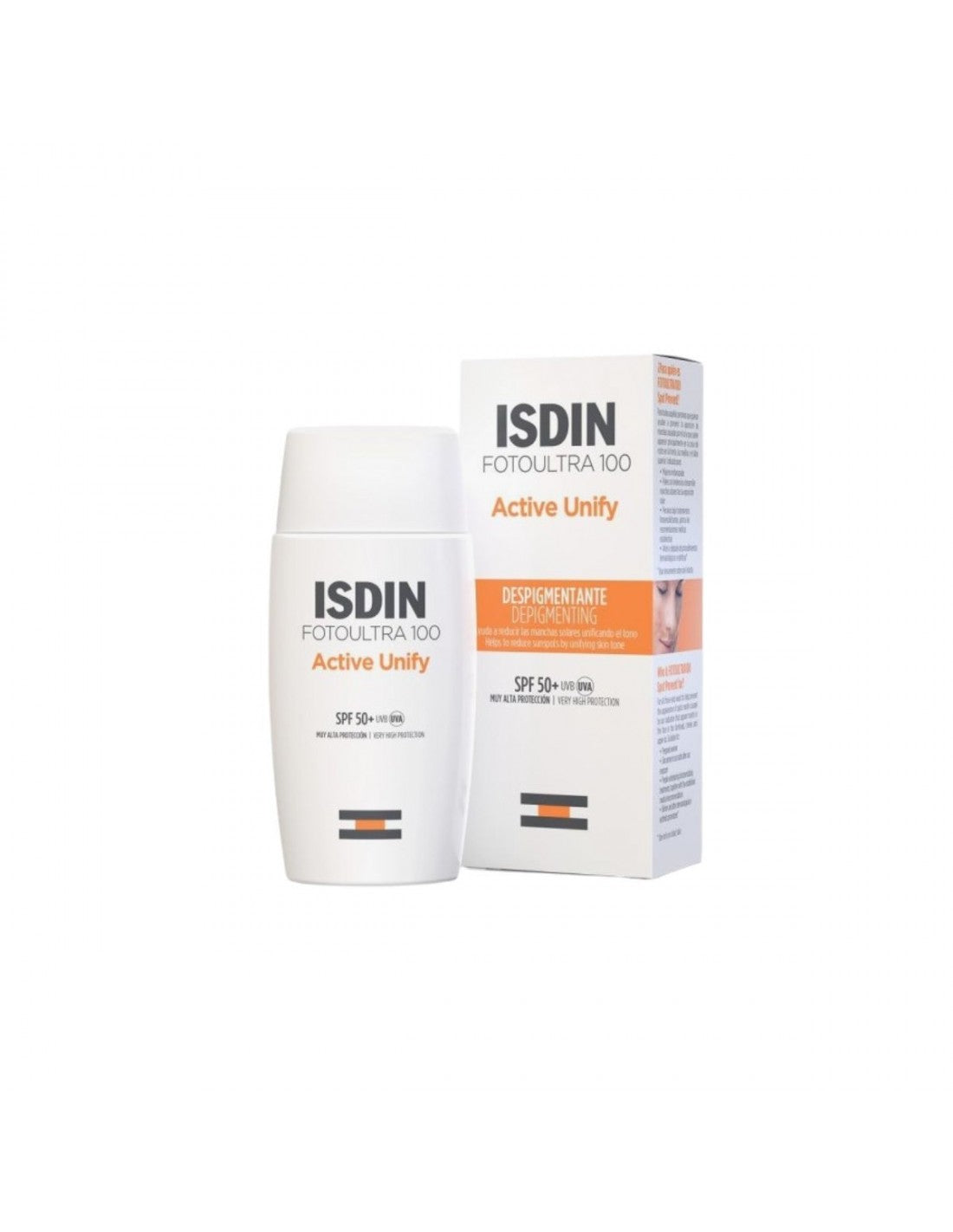 Isdin Foto 100 Active Unify Fusion S/ Color x 50 ml (Proteccion Solar)