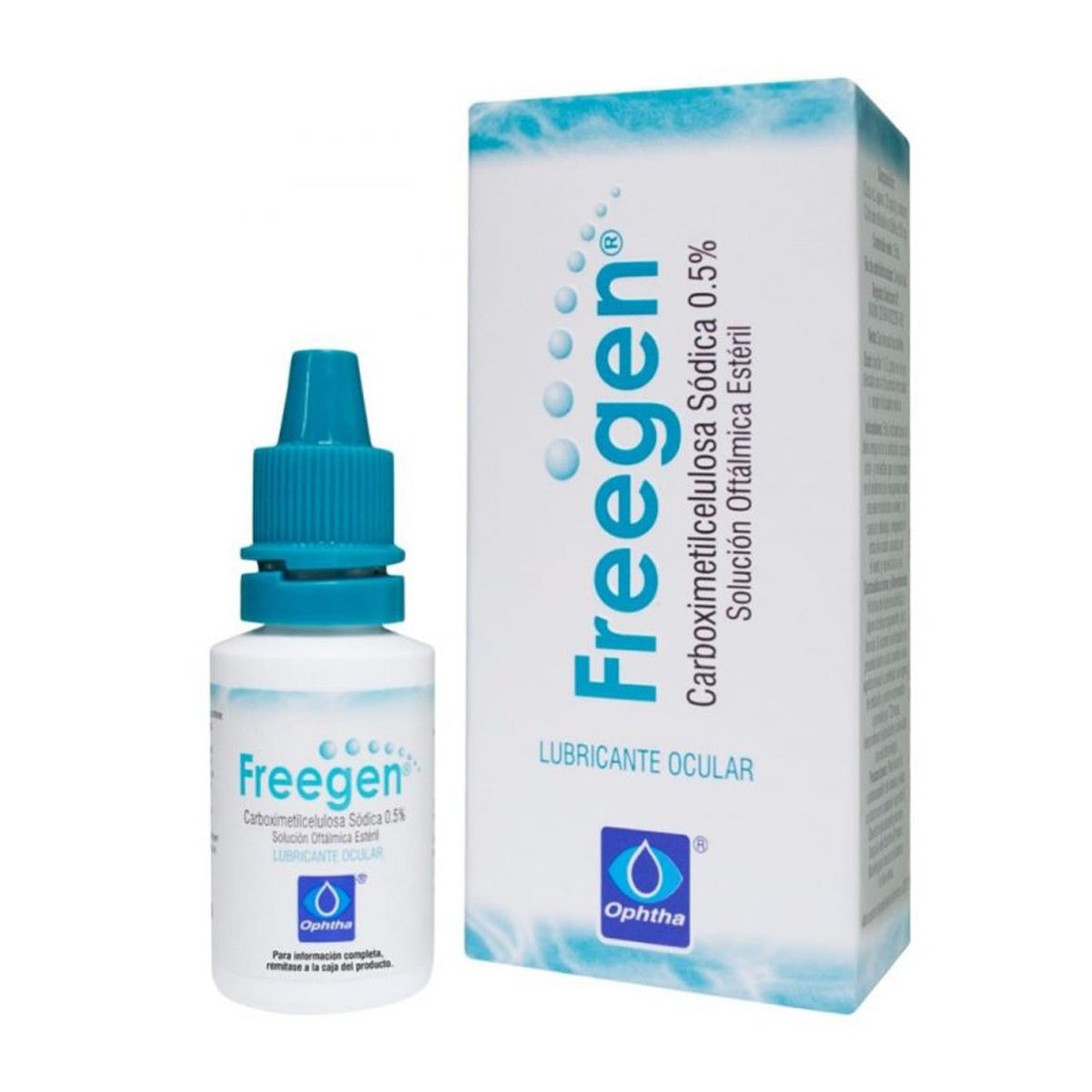 Freegen Solución Oftálmica x 15 ml (Carboximetil Celulosa)