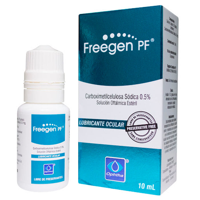 Freegen Solución Oftálmica Pf x 10 ml (Carboximetil Celulosa)