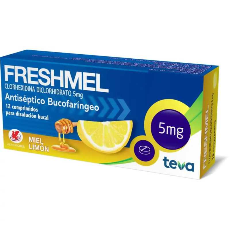 Freshmel Comprimidos Mast Miel Limon x 12 (Clorhexidina)