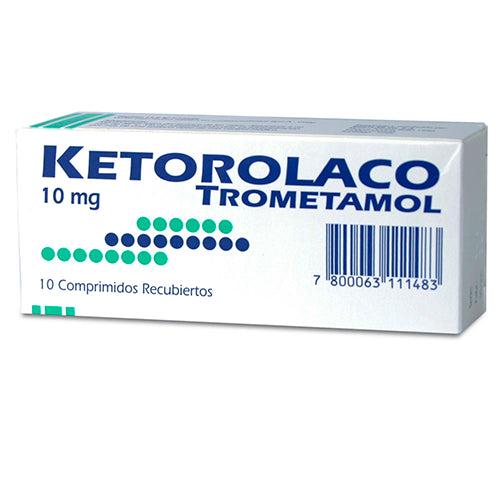 Ketorolaco Comprimidos 10 mg x 10 Past