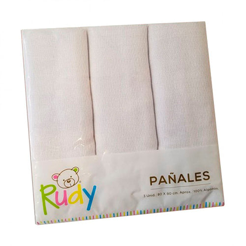 Bambino Panal Tela Rudy Hombre x 3 Unid.
