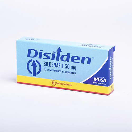 Disilden Comprimidos 50 mg x 5 (Sildenafil)