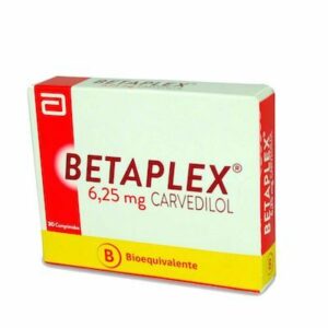 Betaplex Comprimidos 6,25 mg x 30 (Carvedilol)