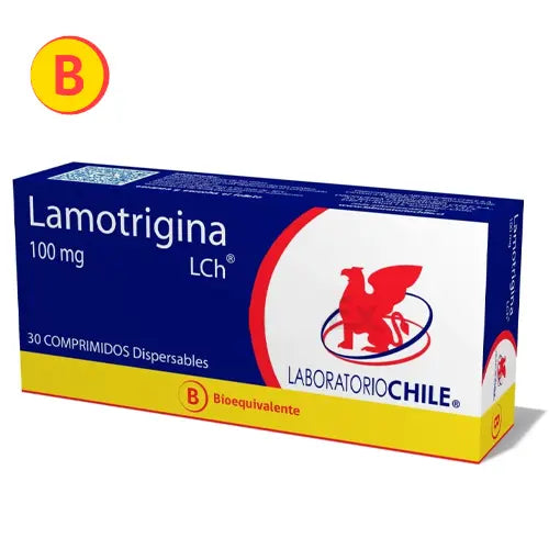 Lamotrigina Comprimidos 100 mg x 30 Chile
