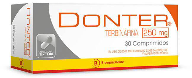Donter Comprimidos 250 mg x 30 (Terbinafina)