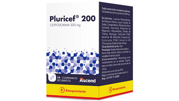 Pluricef Comprimidos 200 mg x 10 (Cefpodoxima)