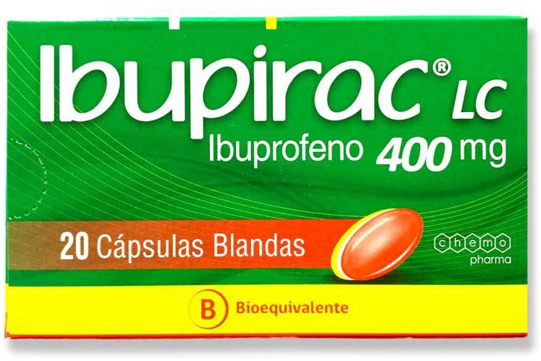 Ibupirac Lc Cápsulas 400 mg x 20 (Ibuprofeno)