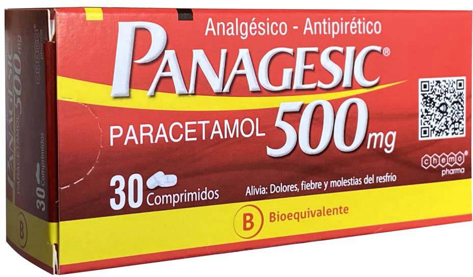 Panagesic Comprimidos 500 mg x 30 (Paracetamol)