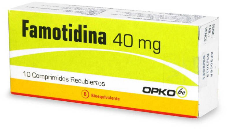 Famotidina Comprimidos 40 mg x 10 Opko