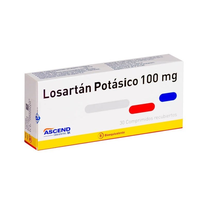 Losartan Comprimidos 100 mg x 30 Ascend