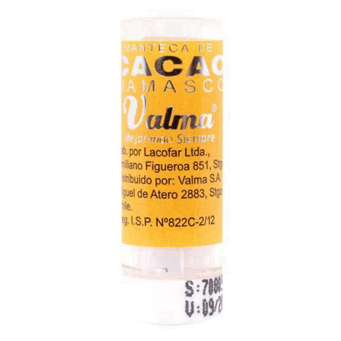 Manteca Cacao Damasco Valma (Manteca De Cacao)
