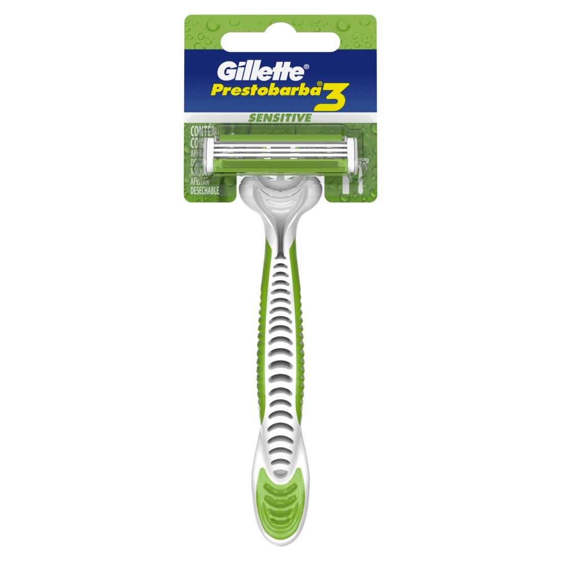 Gillette Prestobarba 3 Sensecare x 4 Unidades
