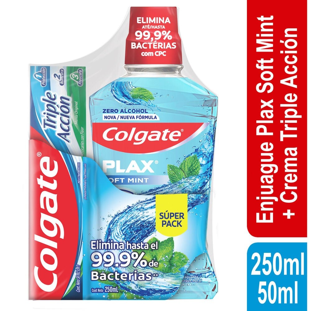 Colgate Plax Ice Enj Buc x 1 L