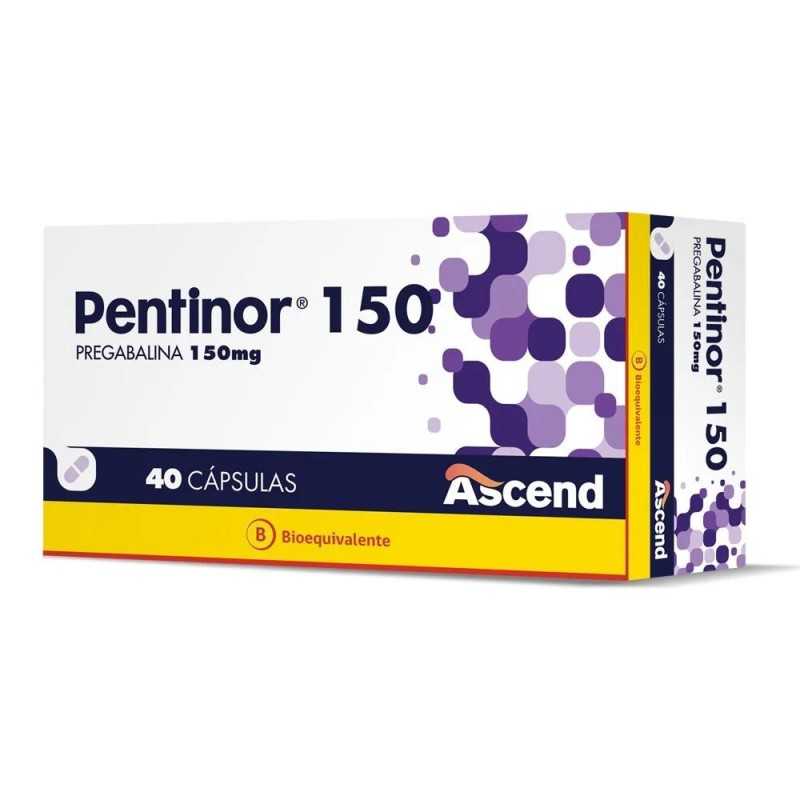 Pentinor Cápsulas 150 mg x 40 (Pregabalina)