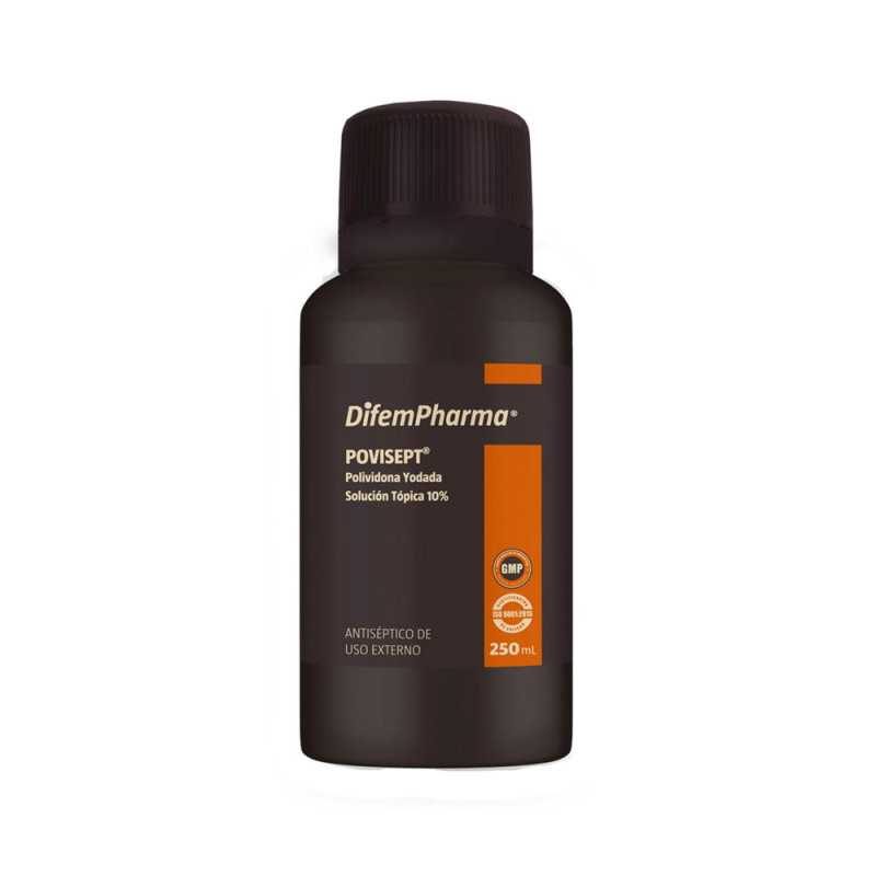 Povisept Solución 10% x 250 ml (Polividona Yodada)