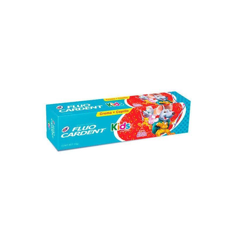 Fluocardent Pasta Dental Kids Con Fluor x 50 Gr (Crema Dental Infantil)