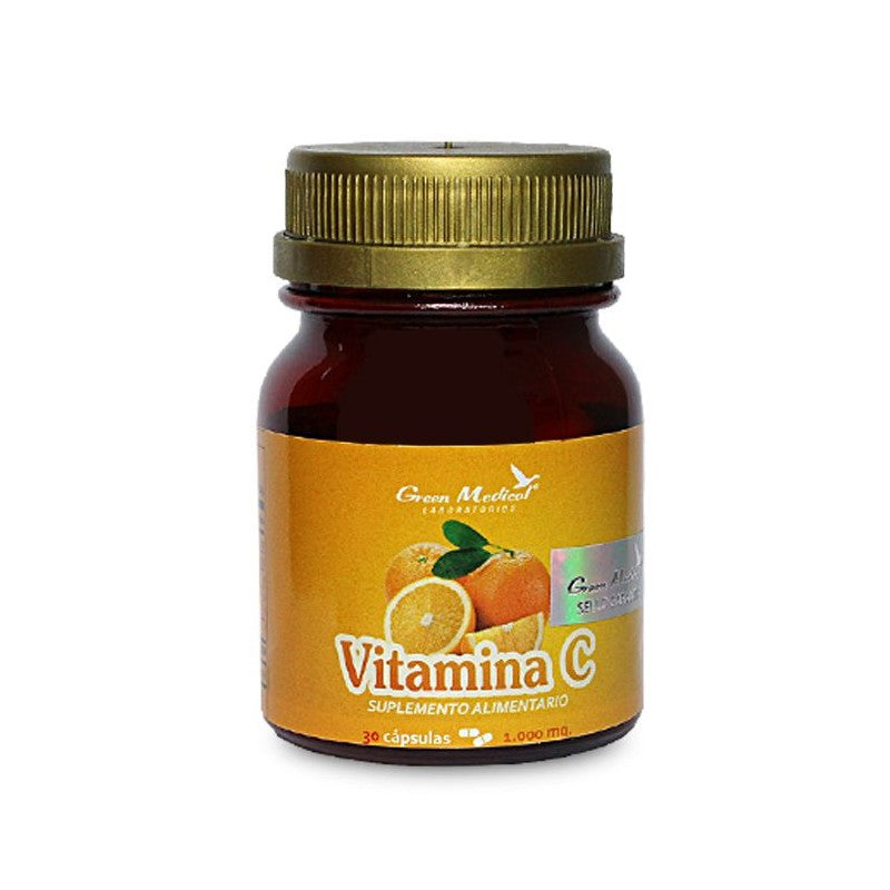 Vitamina C Cápsulas 1000 mg x 30 Green Medical
