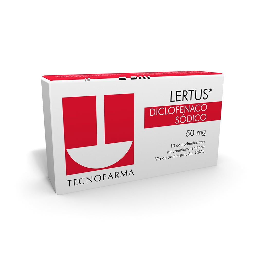 Lertus Comprimidos 50 mg x 10 (Diclofenaco)