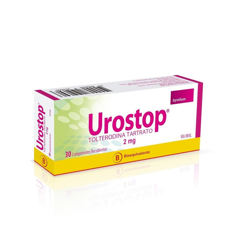 Urostop Comprimidos 2 mg x 30 (Tolterodina)
