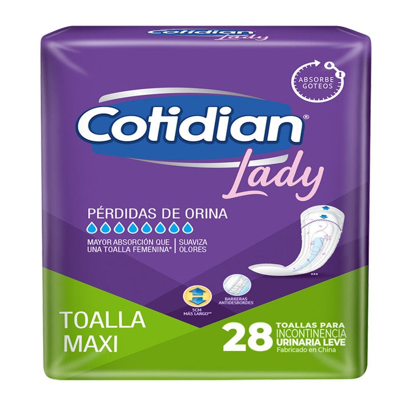 Cotidian Maxi Lady x 28 Unidades