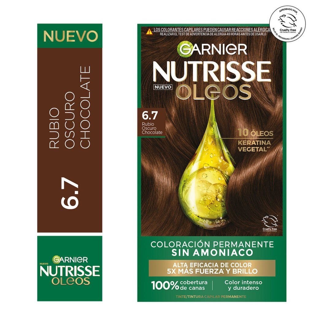 Nutrisse Coloracion Oleo Rubio Oscuro Chocolate N 6.7