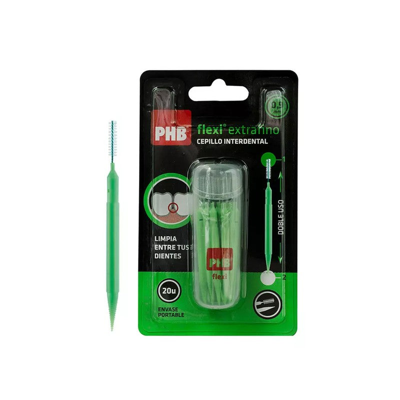 Phb Flexi Extrafino 0.9 Mm x 20 Unidades (Cepillos Dentales Adulto)
