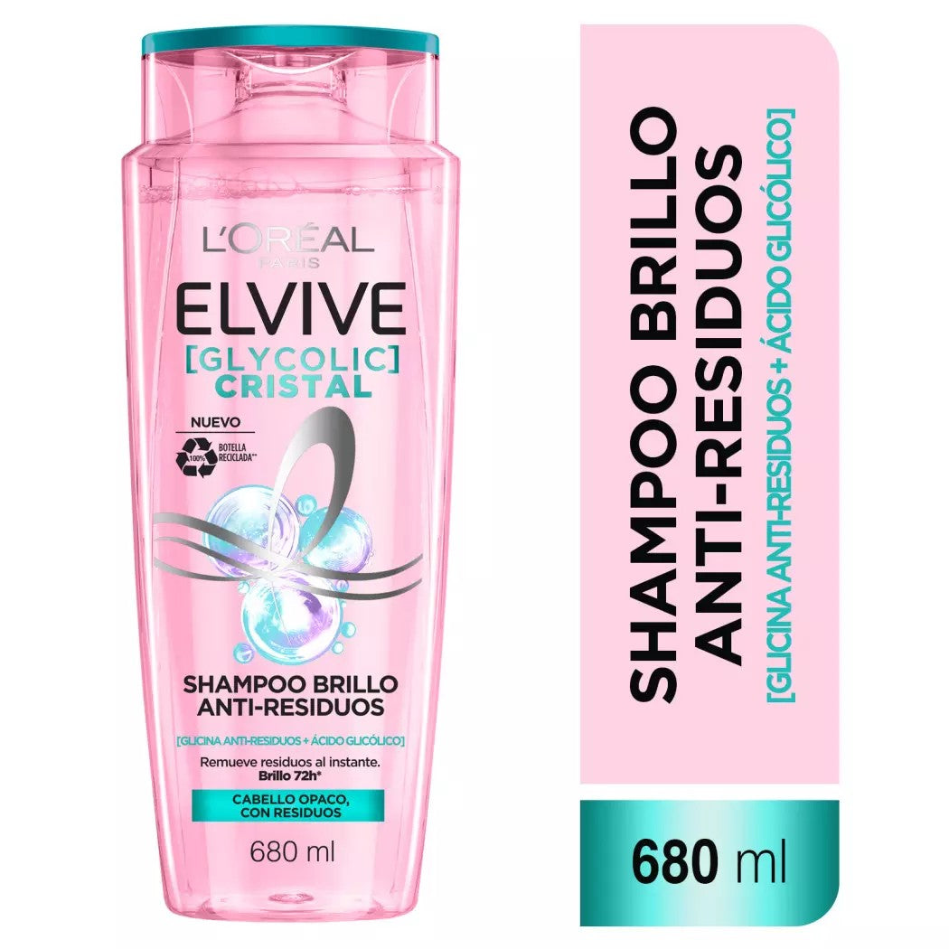 Elvive Shampoo Glycolic Crystal x 680 ml